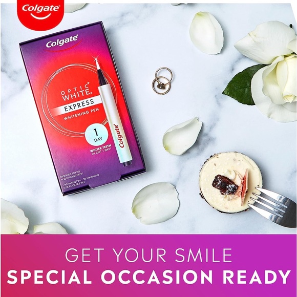 Colgate Optic White Express Teeth Whitening Pen with 35 Treatments, Enamel Safe - Picture 8 of 12